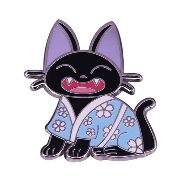 Kiki’s Delivery Service Jiji Cat Enamel Pin - Picture 1 of 1